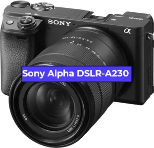 Ремонт фотоаппарата Sony Alpha DSLR-A230 в Екатеринбурге